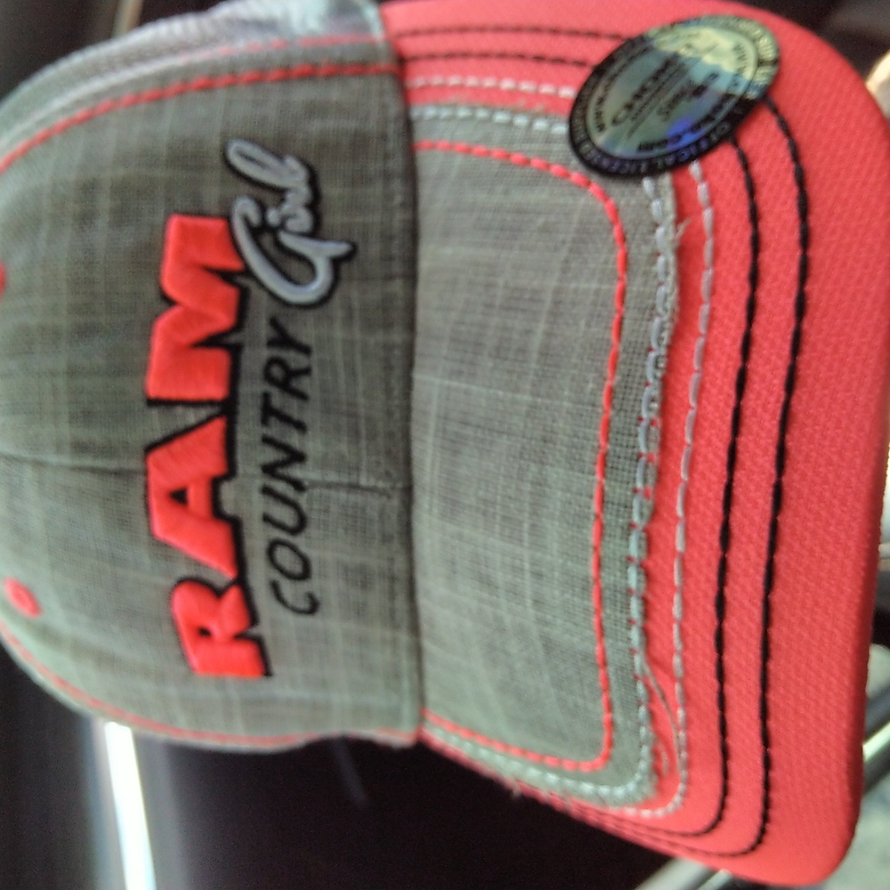 Ladies dodge ram trucker cap!